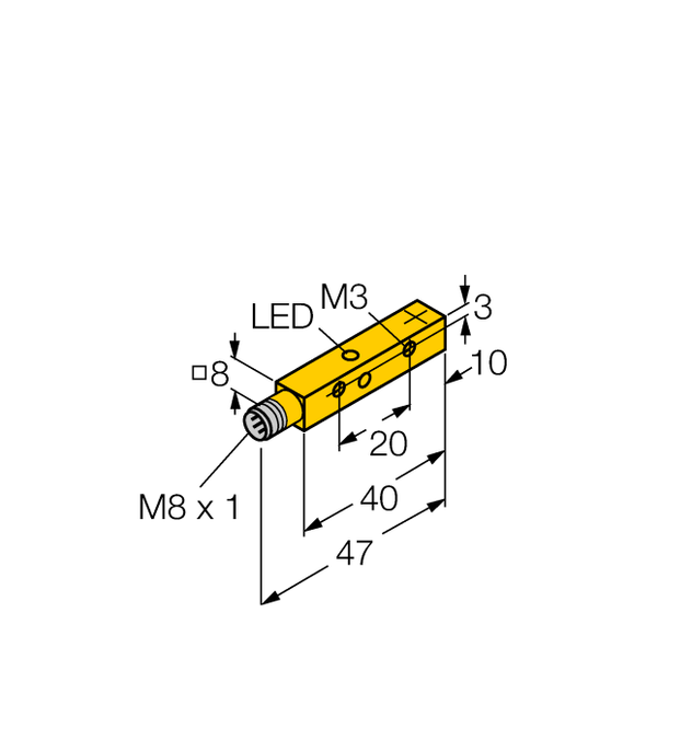 Turck NI4U-Q8SE-AN6X-V1131, NI4U-Q8SE-AP6X-V1131, NI4U-Q8SE-RP6X-V1131