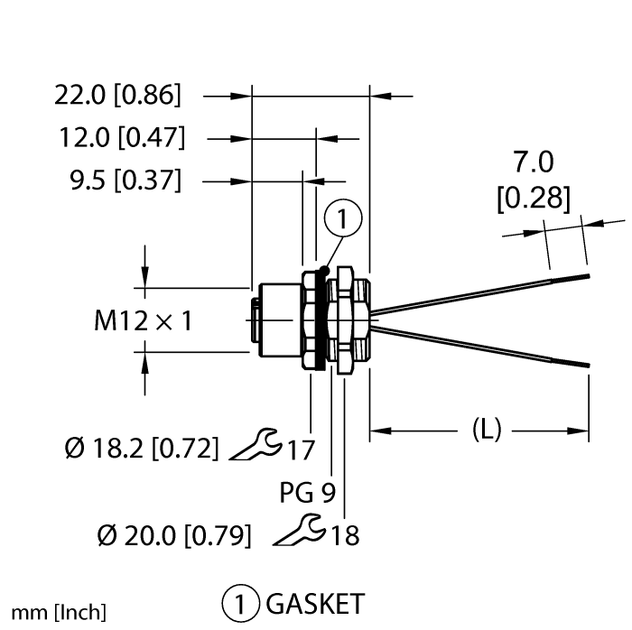 Turck EFKVG2-A4.200.2-0.5