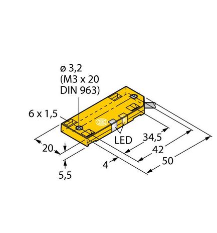 Turck BC10-QF5.5-RP6X2/S250, BC3.5-QF5.5-AP6X2/S250, BC4.5-QF5.5-AP6X2/S250
