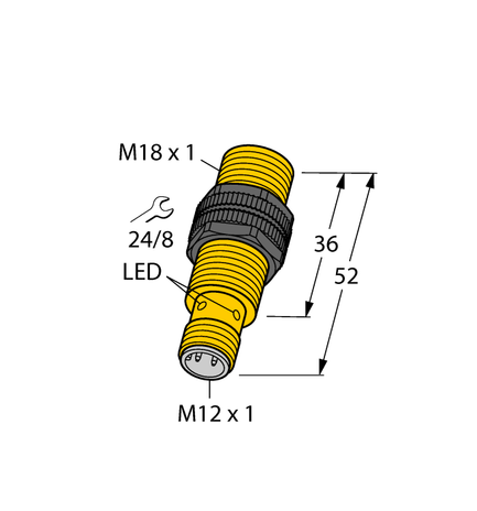 Turck BI5U-S18-AN6X-H1141, BI5U-S18-AP6X-H1141, NI12U-S18-AN6X-H1141, NI12U-S18-AP6X-H1141