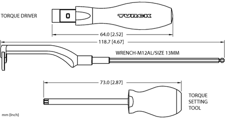 Turck TORQUE-WRENCH-SET-M12/SW13