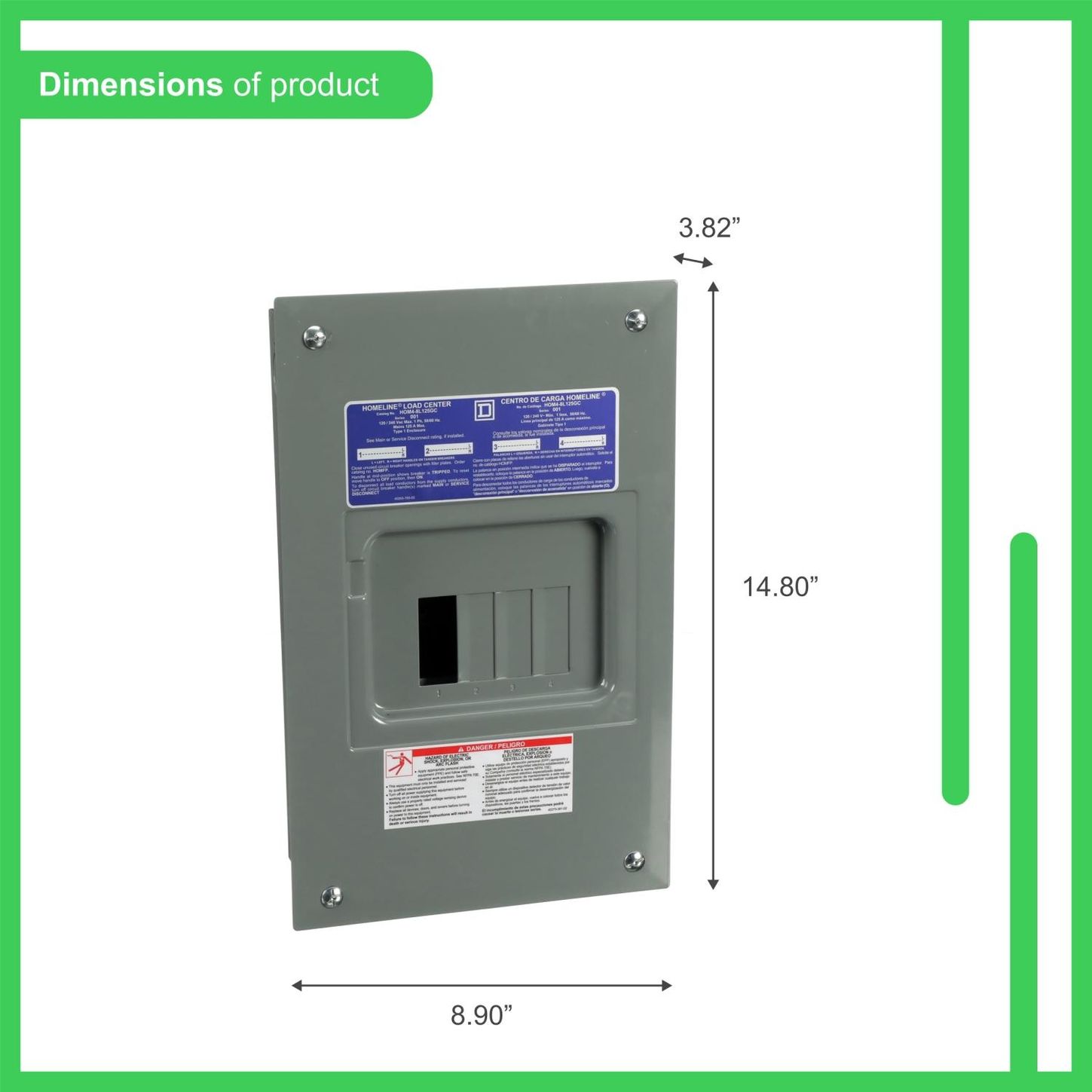 Square D HOM48L125GC