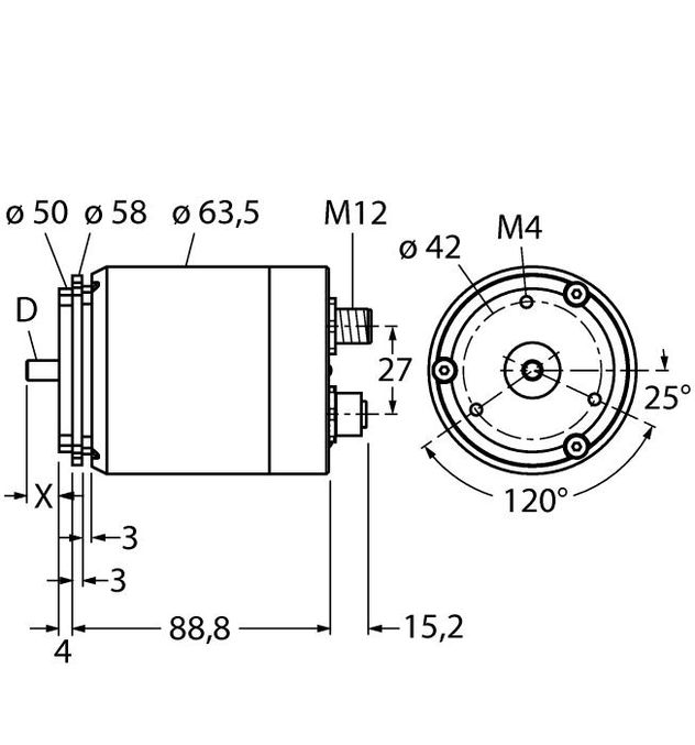 Turck RM-89S10S-9B28B-B2M12