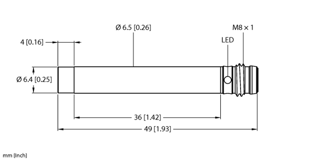 Turck NI3-EH6.5-AN6X-V1131, NI3-EH6.5-AP6X-V1131