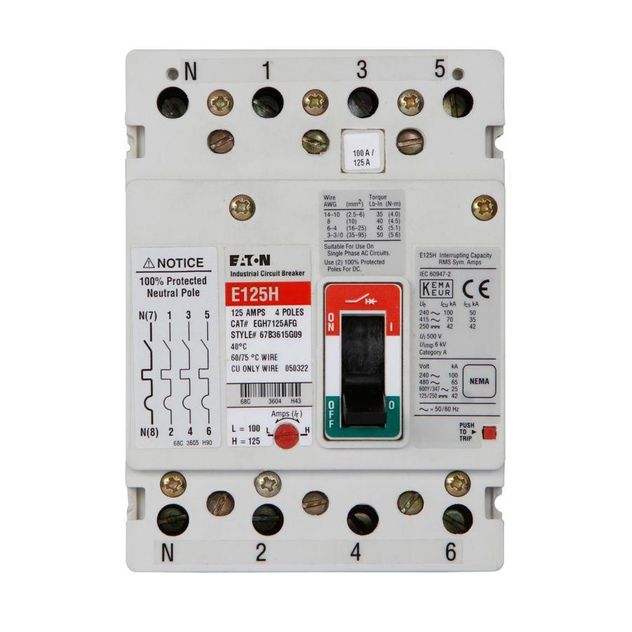 Eaton EGB7020AFGV, EGB7025AFGV, EGB7032AFGV, EGB7040AFGV, EGB7050AFGV, EGB7063AFGV, EGB7080AFGV, EGB7100AFGV, EGB7125AFGV, EGB7160AFG, EGC7020AFG, EGC7025AFG, EGC7032AFG, EGC7040AFG, EGC7050AFG