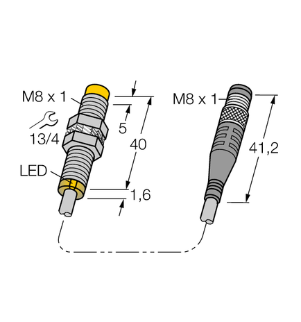 Turck NI3-EG08-AN6X-0.2-PSG3M