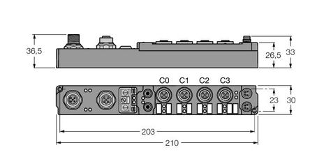 Turck SCOL-0404D-1004, SDNL-0404D-1004
