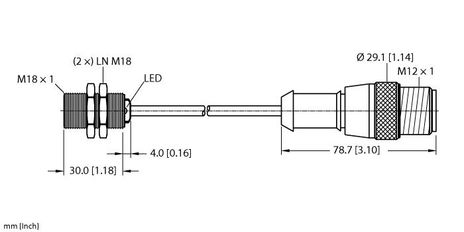 Turck BI5-G18K-AN6X-2-RS4T, BI5-G18K-AP6X-1-RS4T, BI5-G18K-AP6X-2-RS4T
