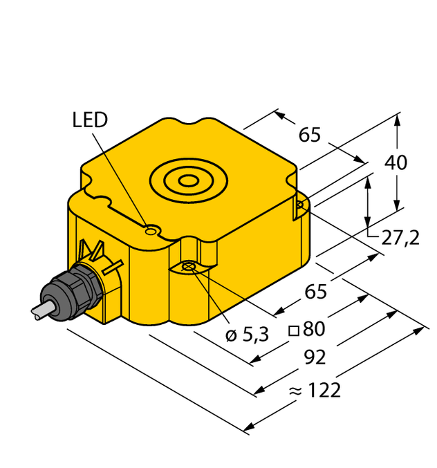 Turck BI50-Q80-Y1X, NI60-Q80-Y1X
