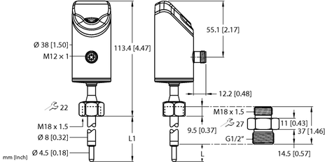 Turck TS700-L016-30-2UPN8-H1141, TS700-L016-30-LI2UPN8-H1141, TS700-L050-30-2UPN8-H1141, TS700-L050-30-LI2UPN8-H1141