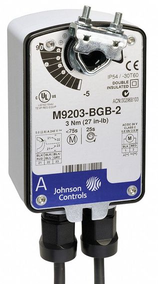 Johnson Controls M9203-AGA-2, M9203-AGA-2Z, M9203-AGB-2, M9203-BGA-2, M9203-BUB-2Z, M9203-GGA-2, M9203-GGA-2Z