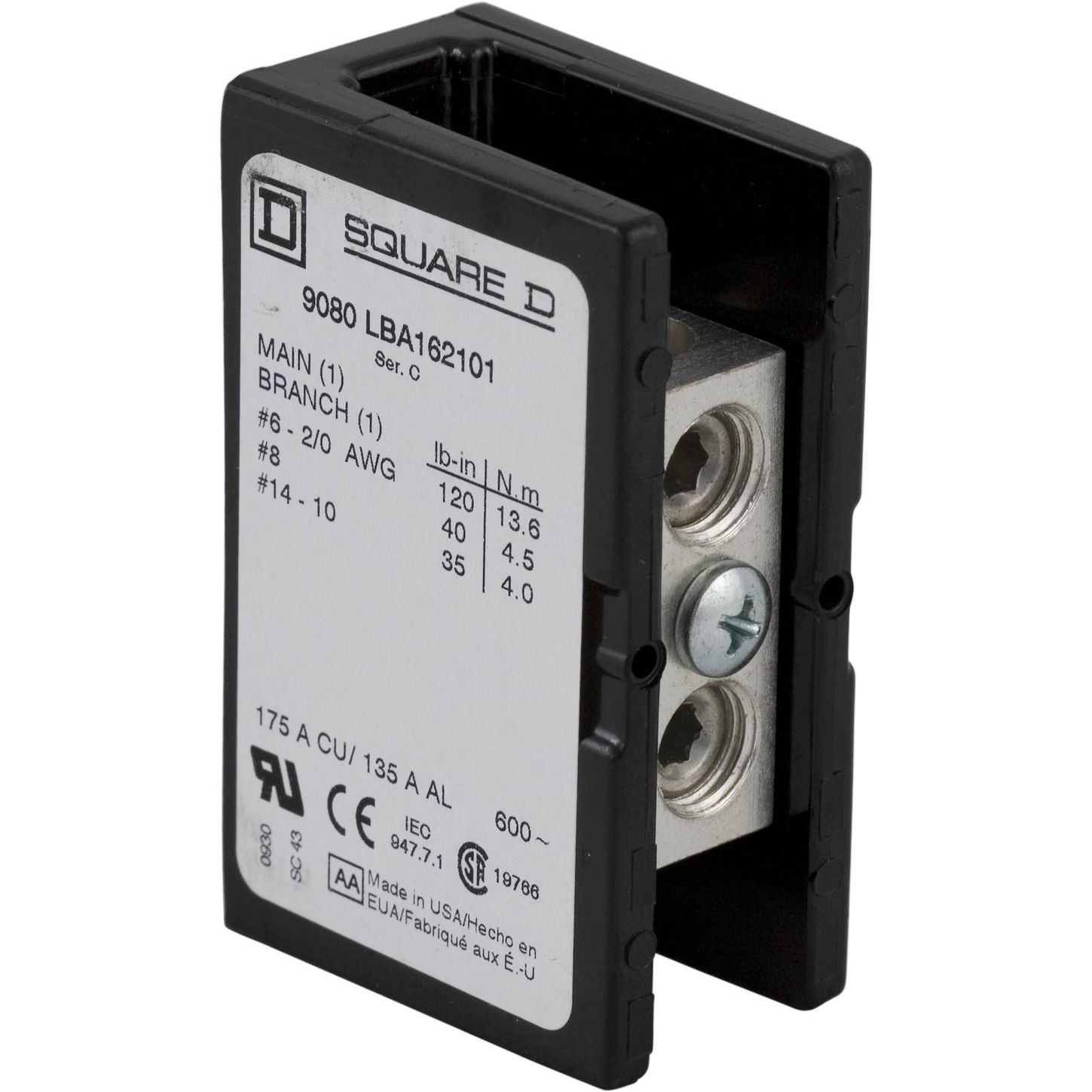 Square D 9080LBA162101