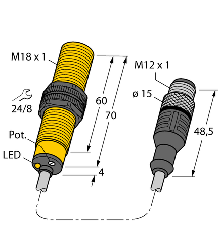 Turck BCF5-S18-AP4X-0.2-RS4T