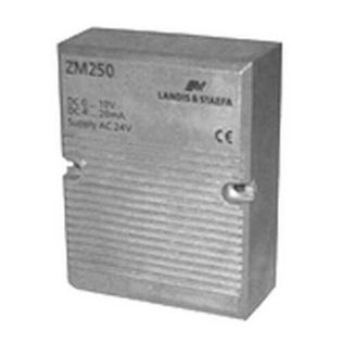 Siemens Building Technologies ZM101/A, ZM121/A, ZM250