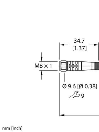 Turck PKGV 3M-1-PSG 3/S90/S101/S771, PKGV 3M-1.3-PSG 3/S90/S101/S771