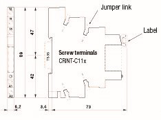 Turck CRINT-C111/UC110-125V, CRINT-C111/UC12V, CRINT-C111/UC24V, CRINT-C115/DC24V, CRINT-C118/DC110-125V