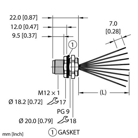 Turck EFSBG-A8.800.4-0.5, EFSBG-A8.800.4-1, EFSBG-A8.800.4-2