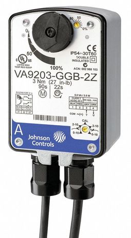 Johnson Controls VA9203-AGA-2Z, VA9203-AGB-2Z, VA9203-BGA-2, VA9203-BGB-2