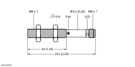 Turck BC2-EM08-UN8X-V1131, BC2-EM08-UP8X-V1131
