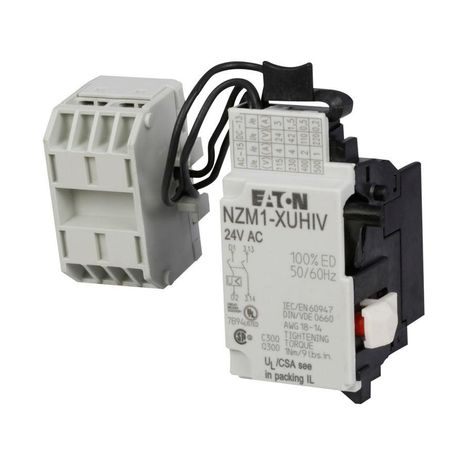 Eaton NZM1-XUHIV110-130AC, NZM1-XUHIV208-240AC, NZM1-XUHIV20KL24AC, NZM1-XUHIV20KL24DC, NZM1-XUHIV20L24AC, NZM1-XUHIV20L24DC, NZM1-XUHIV24AC, NZM1-XUHIV24DC, NZM1-XUHIV480-525AC, NZM1-XUHIVL24AC
