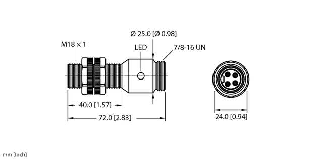 Turck BI5-P18-AN6X-B2341, BI5-P18-AP6X-B2341/S100