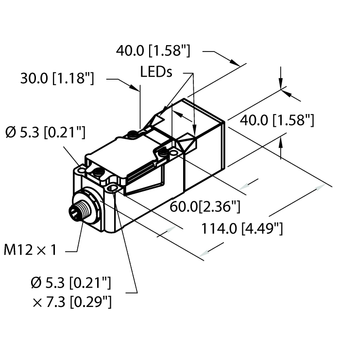 Turck BI15-CP40-AD4X-H1141, BI15-CP40-LIU-H1141, BI15-CP40-VP4X2-H1141, BI15-CP40-Y1X-H1141, BI15U-CP40-AP6X2-H1141, BI15U-CP40-VP4X2-H1141, BI20-CP40-VP4X2-H1141, BI20U-CP40-AP6X2-H1141, BI30U-CP40-AP6X2-H1141, NI20-CP40-AD4X-H1141, NI20-CP40-VP4X2-H1141, NI20-CP40-Y1X-H1141, NI35-CP40-VP4X2-H1141, NI40U-CP40-AN6X2-H1141, NI40U-CP40-AP6X2-H1141