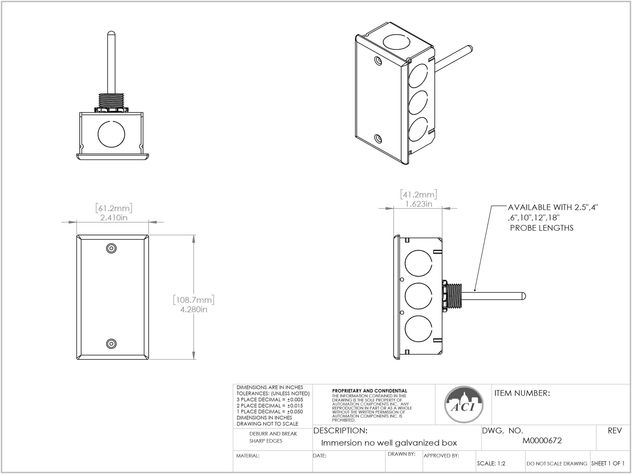 ACI A/TT100-HT-INW-6"-2-GD