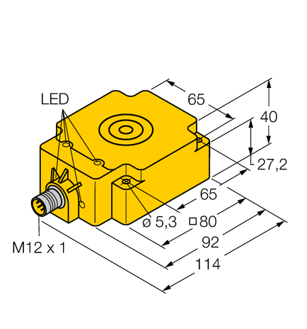 Turck TN-Q80-H1147, TN-Q80-H1147-EX, TNLR-Q80-H1147, TNLR-Q80-H1147-EX, TNLR-Q80-H1147/C53