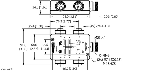 Turck 4 RKF 30-CS12