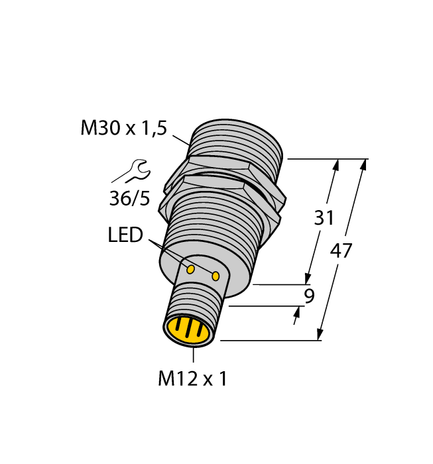 Turck BI10-G30K-AN6X-H1141, BI10-G30K-AP6X-H1141, BI10-G30K-RP6X-H1141
