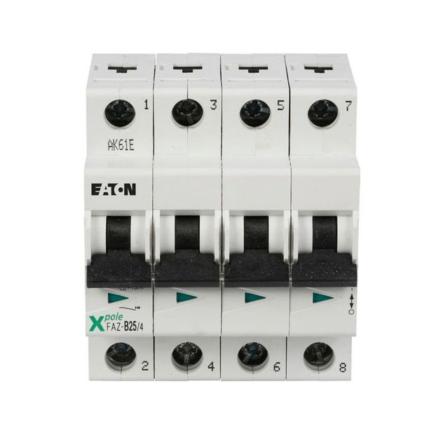 Eaton FAZ-B1/4, FAZ-B10/4, FAZ-B12/4, FAZ-B13/4, FAZ-B15/4, FAZ-B16/4, FAZ-B2/4, FAZ-B20/4, FAZ-B25/4, FAZ-B3/4, FAZ-B32/4, FAZ-B4/4, FAZ-B40/4, FAZ-B5/4, FAZ-B50/4