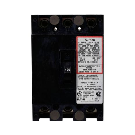Eaton CCH3100, CCH3125, CCH3150, CCH3175, CCH3200, CCH3225