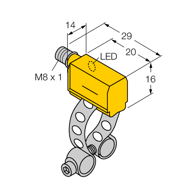 Turck BIM-PST-AN6X-V1131 W/KLP80, BIM-PST-AP6X-V1131 W/KLP80