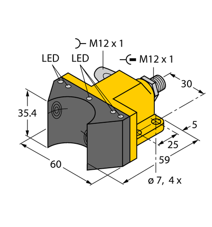 Turck NI4-DSU35-2DNETX5-H1150