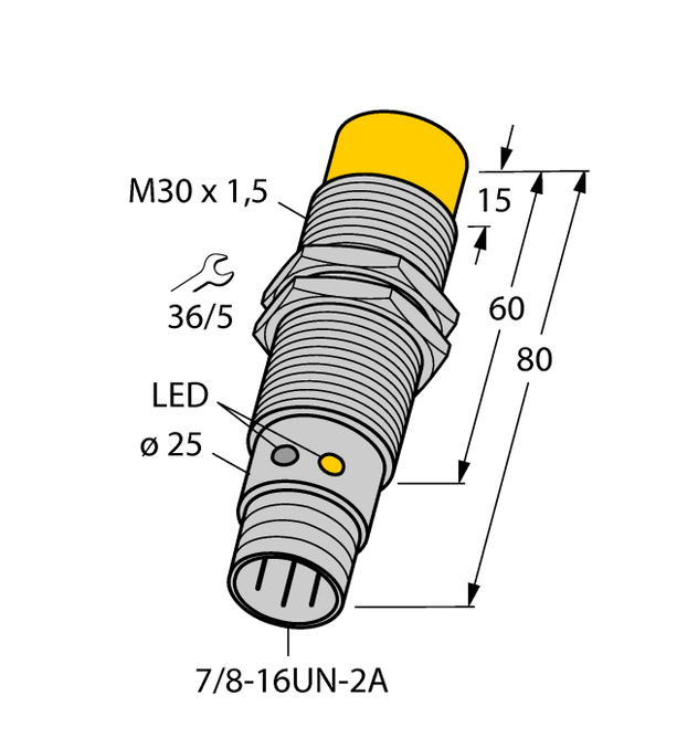 Turck NI20U-G30-ADZ30X2-B1131, NI20U-G30-RDZ30X2-B1131