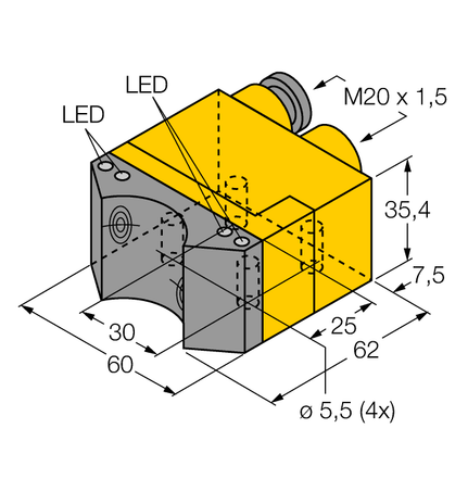 Turck NI4-DSU35TC-2ASIX4