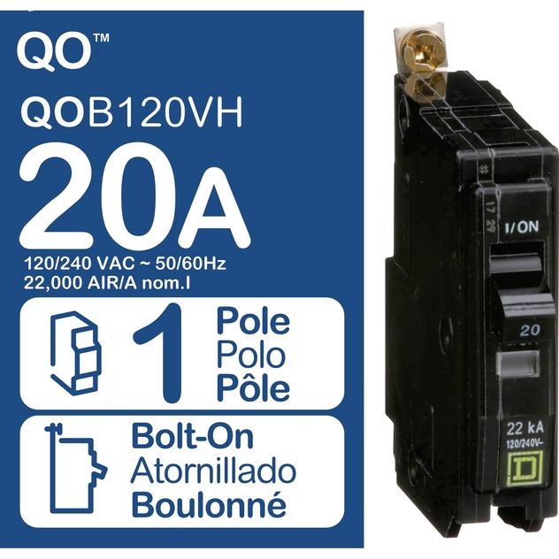 Square D QOB120VH