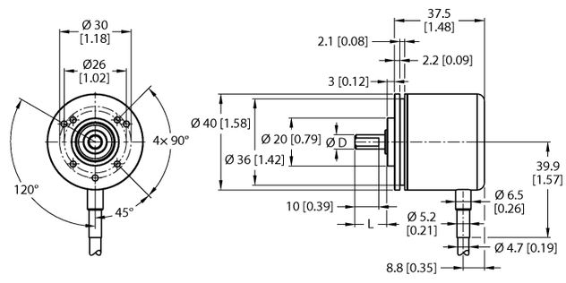 Turck REI-E-111TA0C-2B1024-C, REI-E-111TA0C-2B360-C