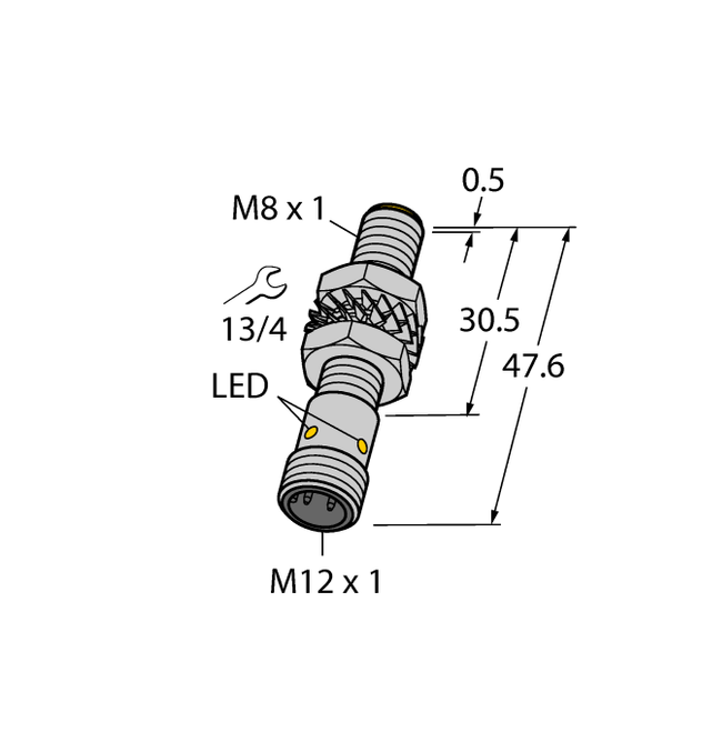 Turck BI2-M08-AN6X-H1341, BI2-M08-AP6X-H1341, BI2-M08-VP6X-H1341, BI3-M08-AN6X-H1341, BI3-M08-AP6X-H1341
