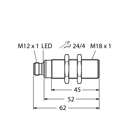 Turck RU50L-S18-AN8X-H1141, RU50L-S18-AP8X-H1141, RU50U-S18-AN8X-H1141, RU50U-S18-AP8X-H1141