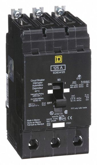 Square D EDB34125
