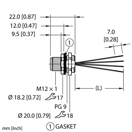 Turck EFSBG-A4.400.2-0.3, EFSBG-A4.400.2-0.5, EFSBG-A4.400.2-1, EFSBG-A4.400.2-2, EFSVG-A4.400.2-0.5, EFSVG-A4.400.2-1, EFSVG-A4.400.2-2
