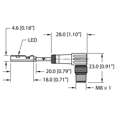 Turck BIM-UNR-AP6X-0.3-PSW3M W/M