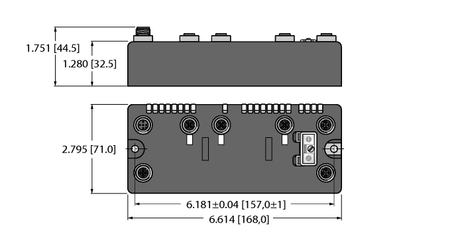 Turck BLCEN-3M12LT-1RS232-2RFID-S