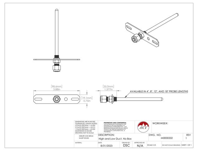 ACI A/1K-3W-LT-DO-12"