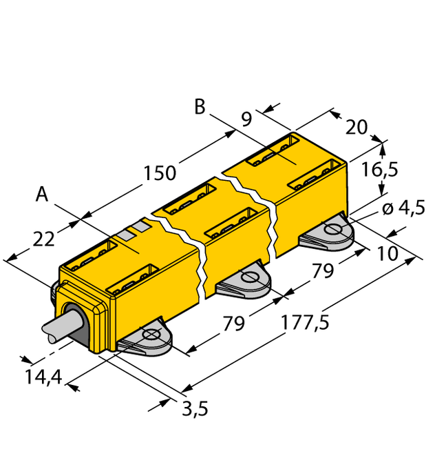 Turck LI150P1-Q17LM1-LIU5X2, LI150P1-Q17LM1-LU4X2/S97