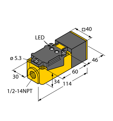 Turck BI15-CP40-FZ3X2/S110-S10, BI15-CP40-VDZ3X2/S10, NI20-CP40-FZ3X2/S110-S10, NI20NF-CP40-FZ3X2/S10, NI30-CP40-FZ3X2/S110-S10