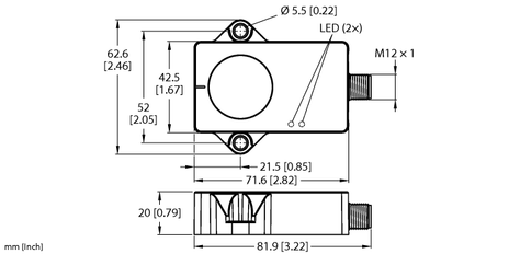 Turck B1N360V-QR20-2LI2X3-H1151, B1N360V-QR20-IOLX3-H1141, B1NF360V-QR20-2LI2X3-H1151, B1NF360V-QR20-IOLX3-H1141