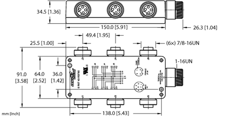 Turck 6 RKF 40-RSF80