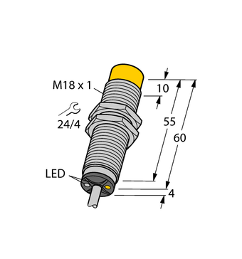 Turck NI12U-M18-ADZ30X2, NI12U-M18-ADZ30X2 4M, NI12U-MT18-ADZ30X2